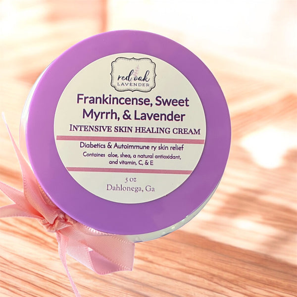 Frankincense, Sweet Myrrh, and Lavender Intensive skin healing cream