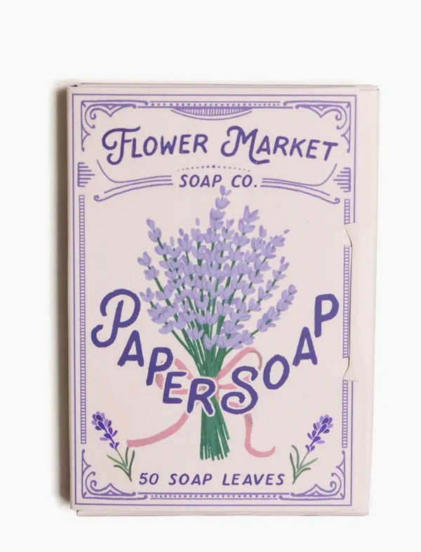 Lavender Paper Soap