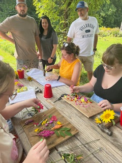 Flower Pounding Towel Workshop