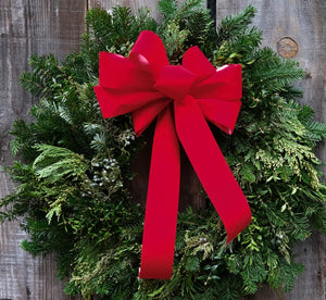 Real  Evergreen Holiday Wreath Workshop