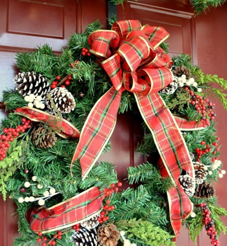 Real  Evergreen Holiday Wreath Workshop