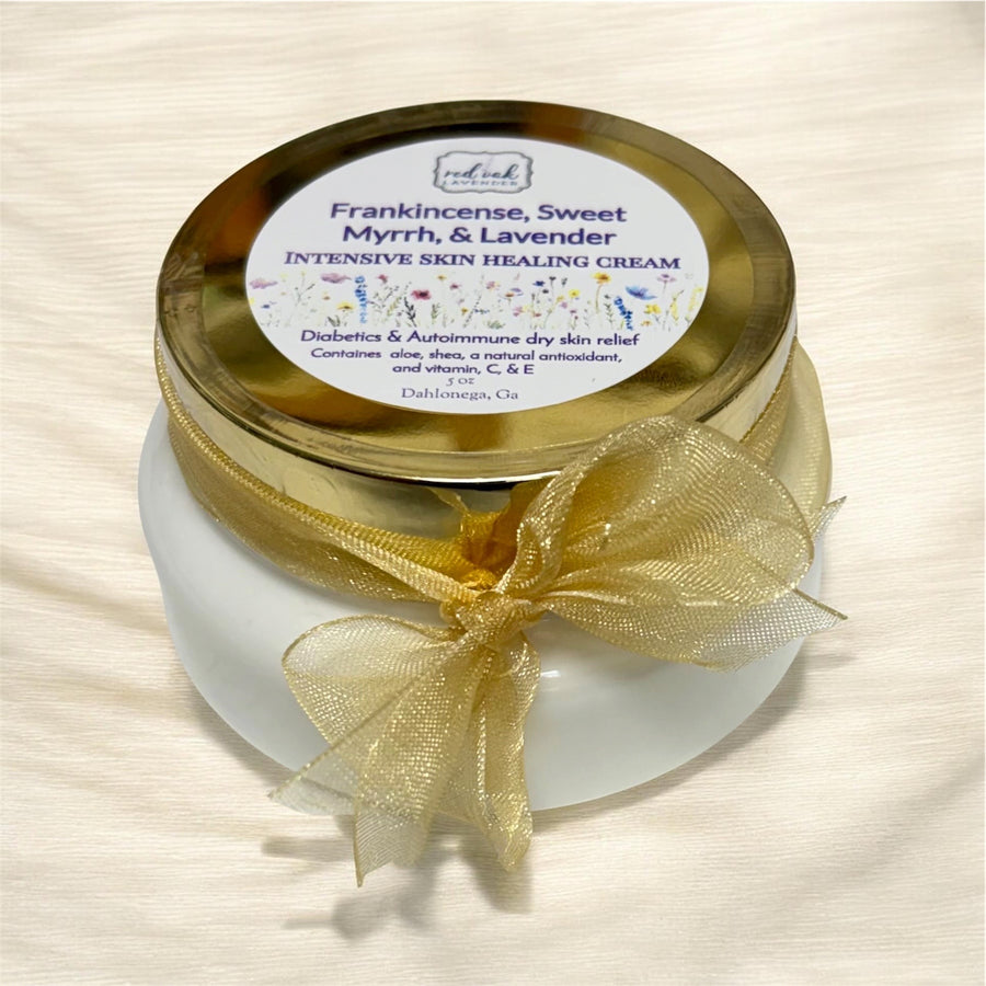 Frankincense, Sweet Myrrh, and Lavender Intensive skin healing cream