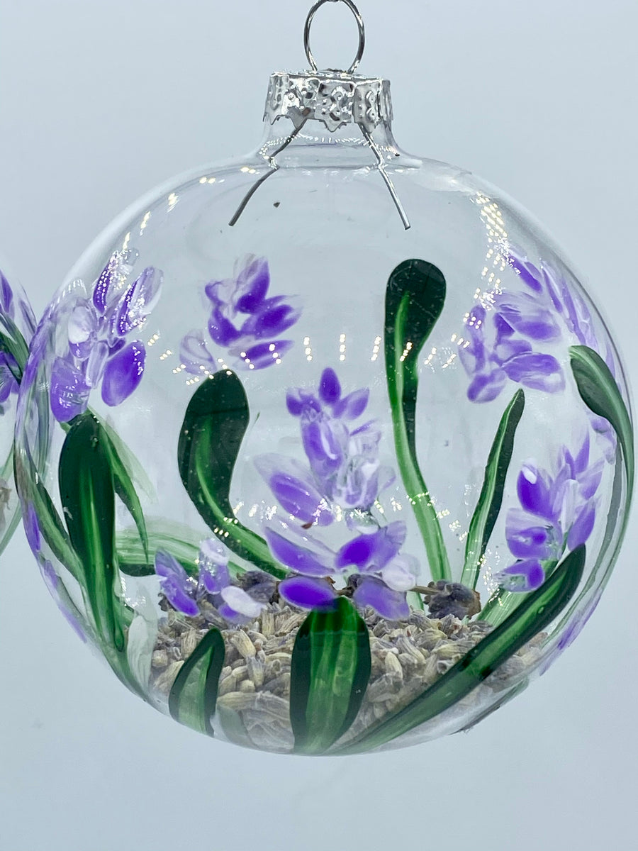 Lavender / Floral Ornaments